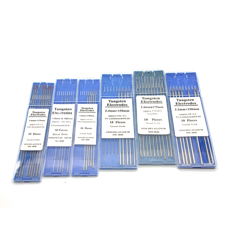 WP Tungsten Welding Electrodes Easy Arc Welding Rod Bar Shaped 150mm 175mm Length