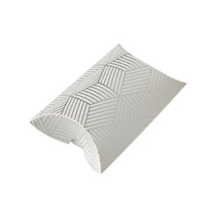 China Creative sliver stamping candy packaging pillow box stripe printed wholesale