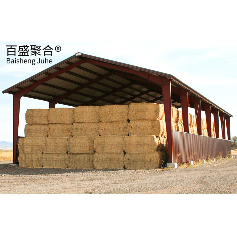 China Metal Barn Building Farm Structural Agricultural Steel Hay Shed Kits on sale