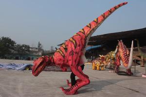 China Long 4m Handmade Animatronic Dinosaur Costume Display Business Square wholesale