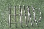 38x21.5x11cm BBQ Grill Accessories , 304 Stainless Steel Smoker Rib Rack