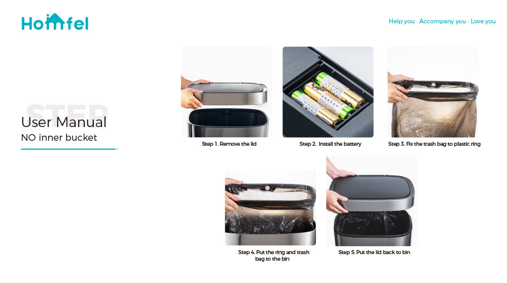 Household 65L Touchless Smart Sensor Waste Bin for Office Kitchen Stainless Steel Automatic Garbage Container