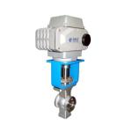 High Temperature Stainless Steel Actuated Ball Valves Electric V Type Ball Valve