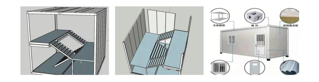 ISO14001 Certified 20 Ft Tiny House For Warehouse Office Quick Assembly And Sturdy
