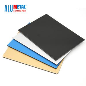 China 4mm LDPE Core PE Aluminum Composite Panel ACP Sheet Fireproof Door Decoration 1500mm wholesale