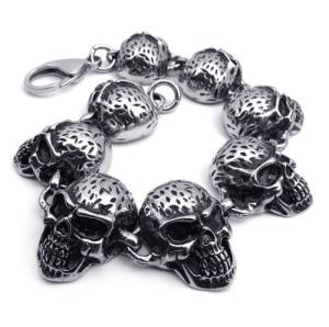 China High Quality Tagor Stainless Steel Jewelry Fashion Men's Casting Bracelet PXB044 wholesale