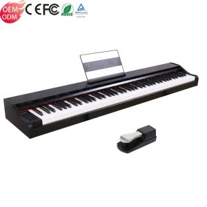 China China Stage 88 Keys Musical Electric Pianos Mini Keyboard Price Digital-Piano Decorative Red Worlde Baby Grand Digital wholesale