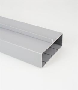 China Soft PVC Square Tube Wire Trunking Profiles wholesale