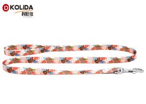 China Pink / Brown Safety Cat Halter Leash For Doggie Walking 2.5x120cm wholesale