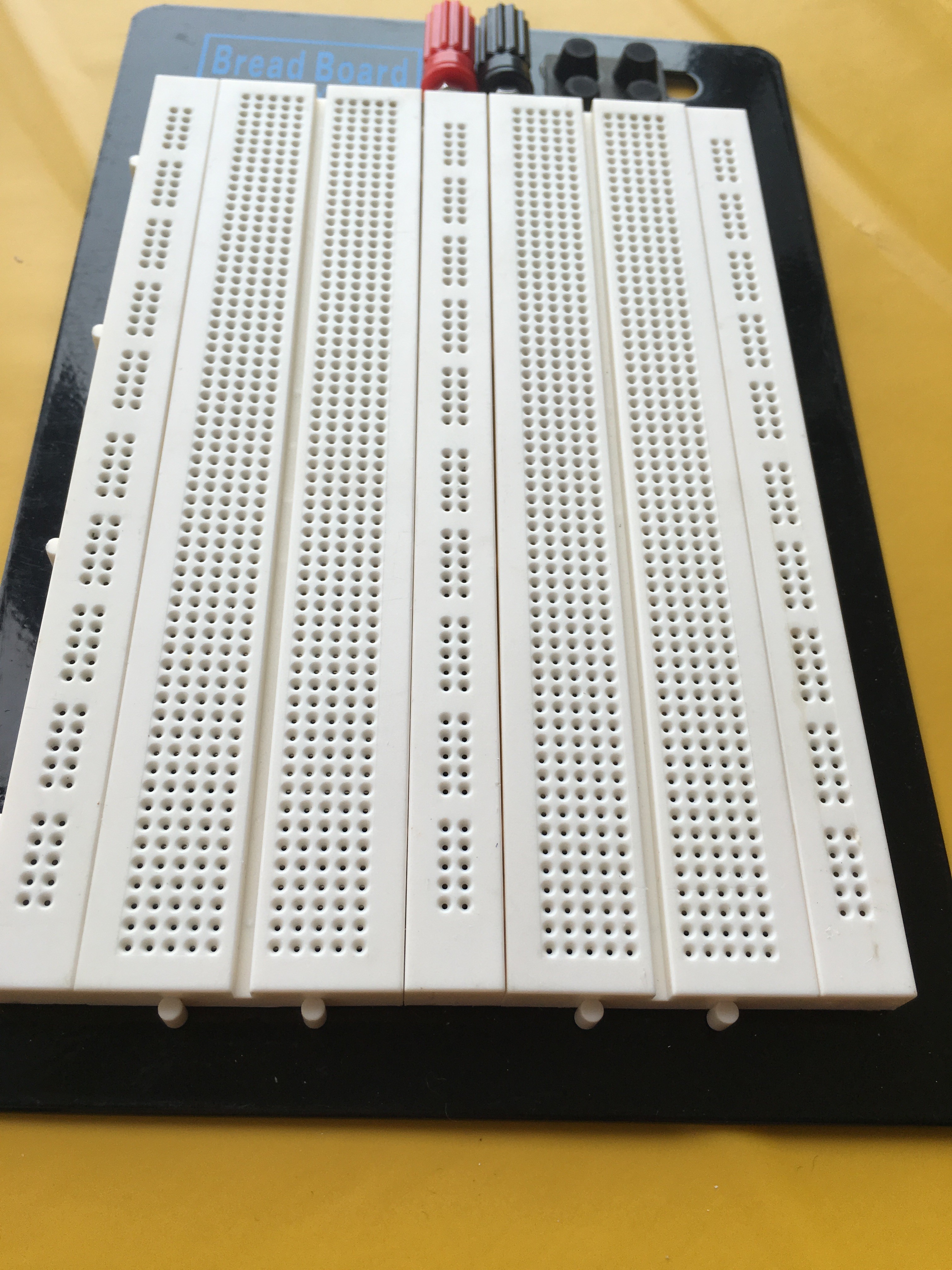 White Round Hole Breadboard Solderless