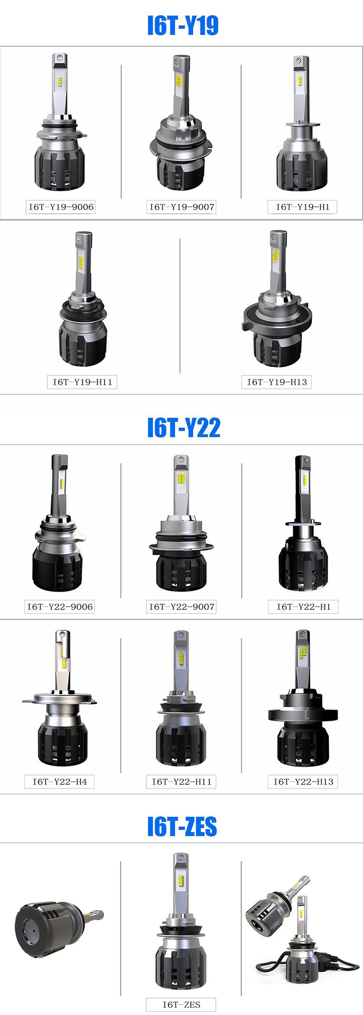 ZES Chip H11 Super Bright Led Bulbs 6500k 35W 3500lm For Audi
