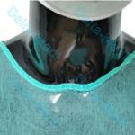 knitted Cuff PP 130cm Surgical Protective Gowns Waist Tie On