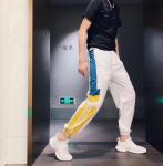 Outdoor Polyester Mens Leisure Pants Sport Trousers Elasticated Waist Breathable