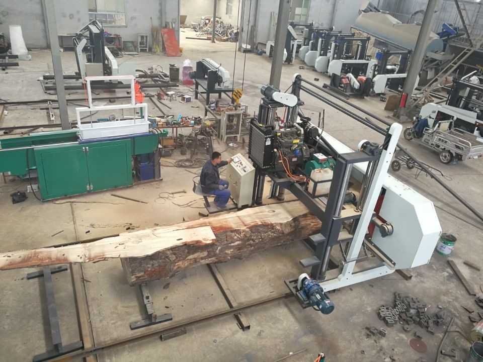 MJ2500 Large Horizontal Automatic Wood CNC Band Saw Machine For Sale