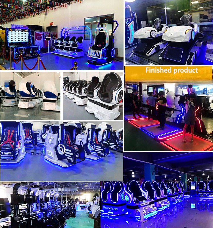Amusement Park 6 Seats 9d Virtual Reality Cinema VR Roller Coaster Machine