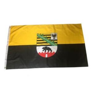 China CMYK Printing Polyester Saxony Anhalt Flag Fade Resistant wholesale