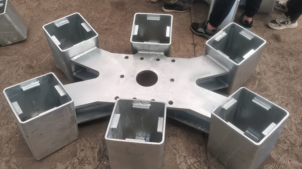 Hot DIP Galvanized Welded Ms Steel Metal Structure Frame
