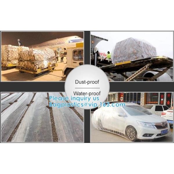 Airport Truck Goods Waterproof Film Pallet Covering Film PE Sheet Dust-Proof Film Film House Decoration
