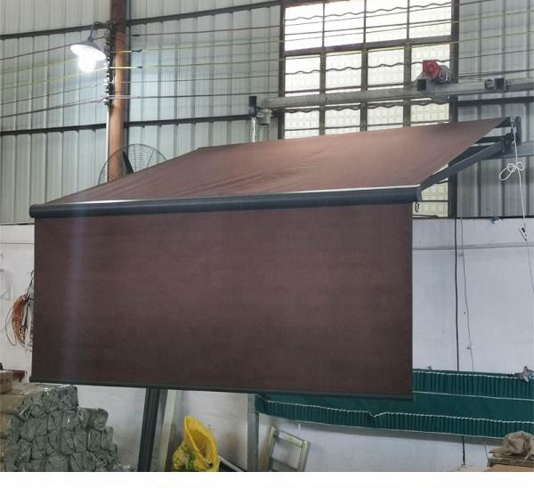 Black Grey Waterproof Retractable Awning 1.5M awning valance replacement