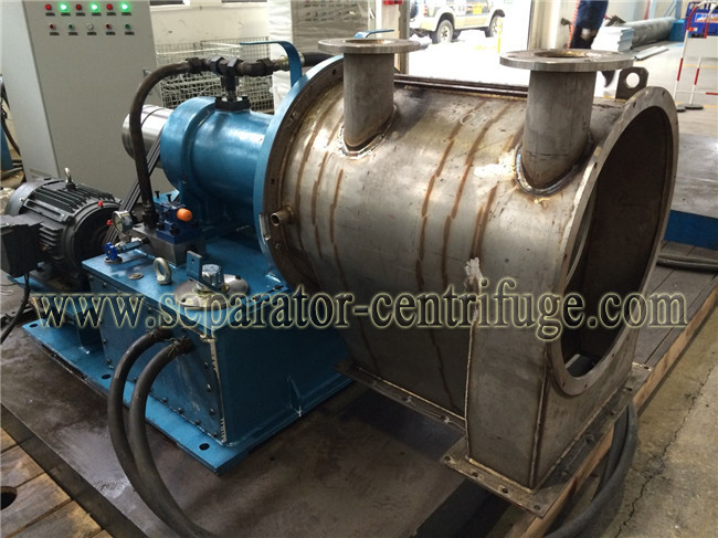 Horizontal Sieve Salt Centrifuge Industrial Fast Draining Two Stage Pusher Type