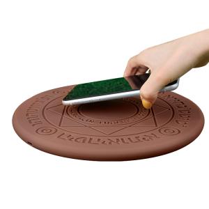 China Magic Circle ABS 10W QI Wireless Charging Pad wholesale