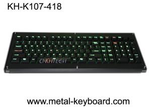 China Marine Military Industrial Metal Keyboard 107 Keys With Cherry Mechanical Switches wholesale
