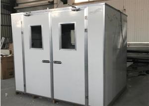 China Anti Static Cleanroom Air Shower , Stainless Steel Single - Single Air Shower Room wholesale