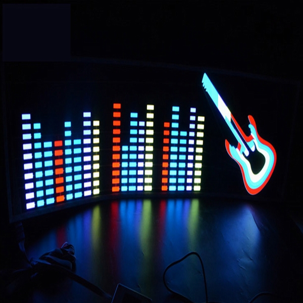 sound activated equalizer el car sticker/ sticker for car/ car decoration