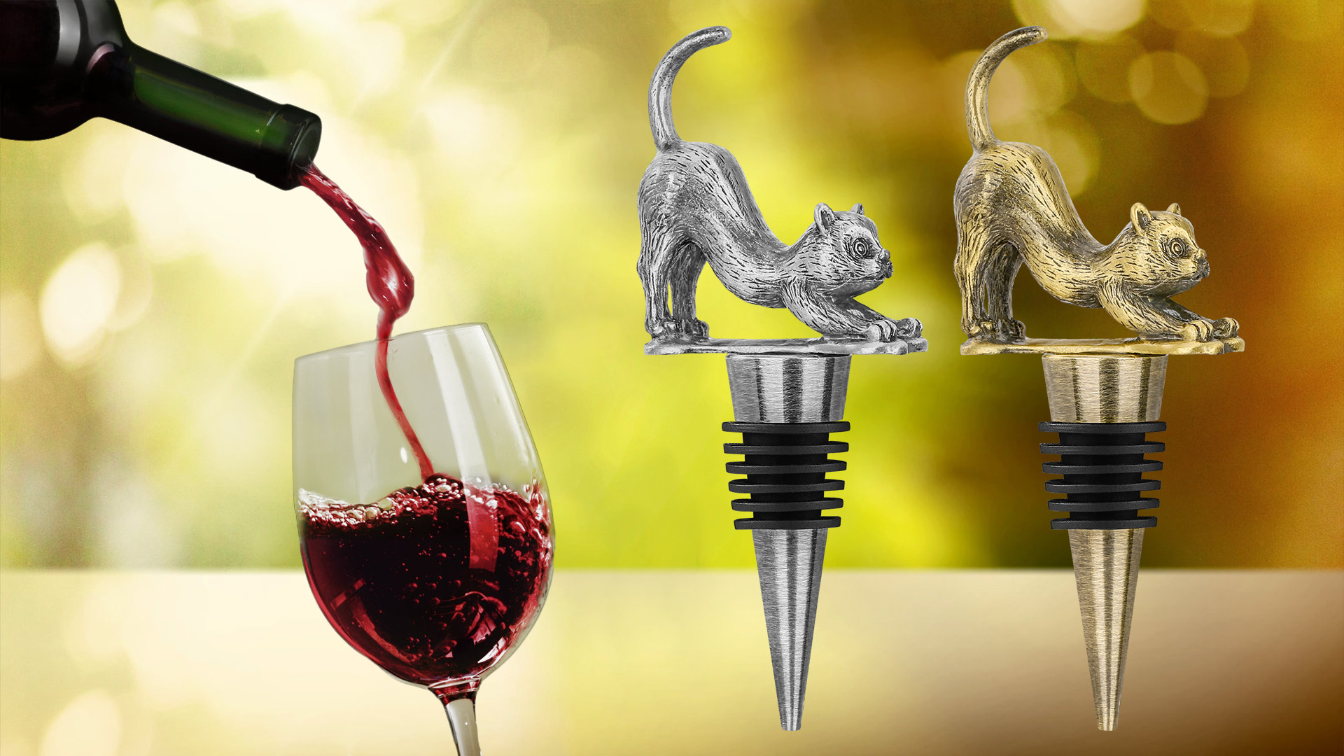 Custom Wine Stopper Animal Dog Cat Metal Bottle Stoppers For Wine Champagne Gifts