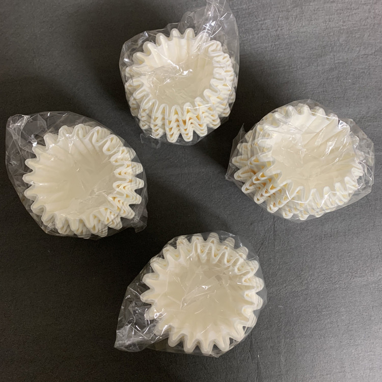 Virgin Wood Pulp Unbleached Coffee Filters Basket For 1 - 12 Cups