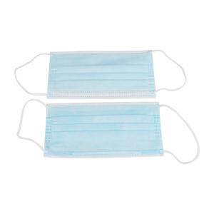 China Hygienic Fashion Blue Color Disposable Face Mask , Disposable Mouth Mask wholesale