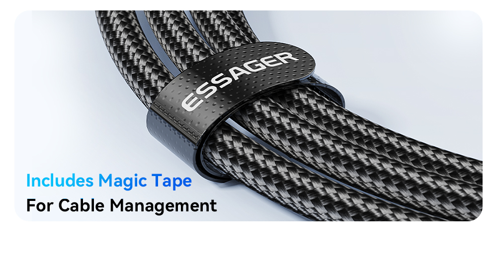 USB 2.0 Type C Charging Cable USB A To USB C 120W ES-X47 Series