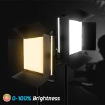 120W RGBW with effects 1600pcs leds photographic lighting for film shooting LED