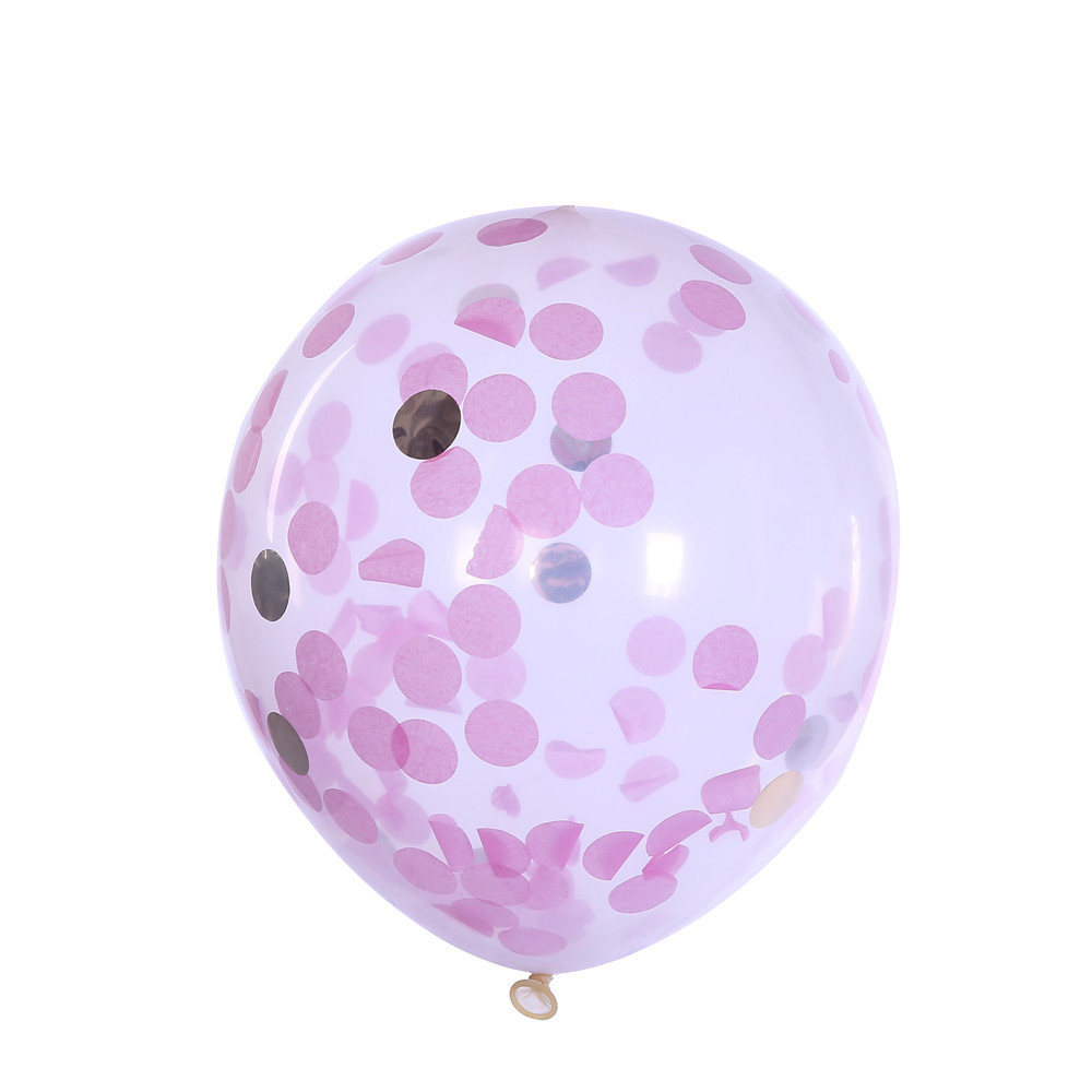 12inch Rose Gold Festival Party Decorations Party Balloon With Confetti