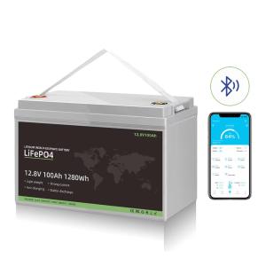 China 12.8V 100AH Lifepo4 Battery Pack LFP Lithium Ion Battery For Motorhome wholesale