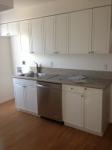 PVC kitchen cabinet，Thermafoil door panel，hot sales kitchen cabinet for project