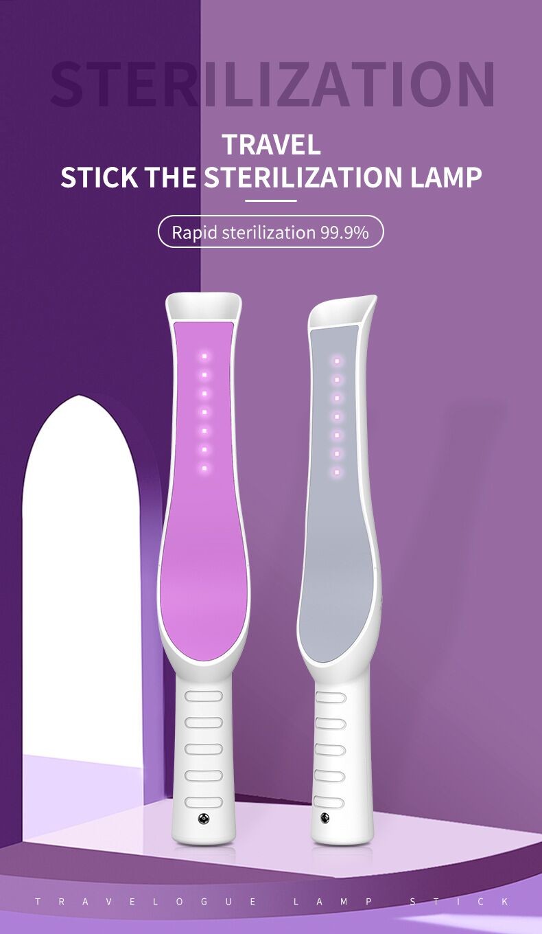 2W USB Portable Rechargeable Sterilization Disinfection UV Lamp