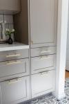E1 Grade Plywood Base White Lacquer Kitchen Cabinet Set With ISO9001