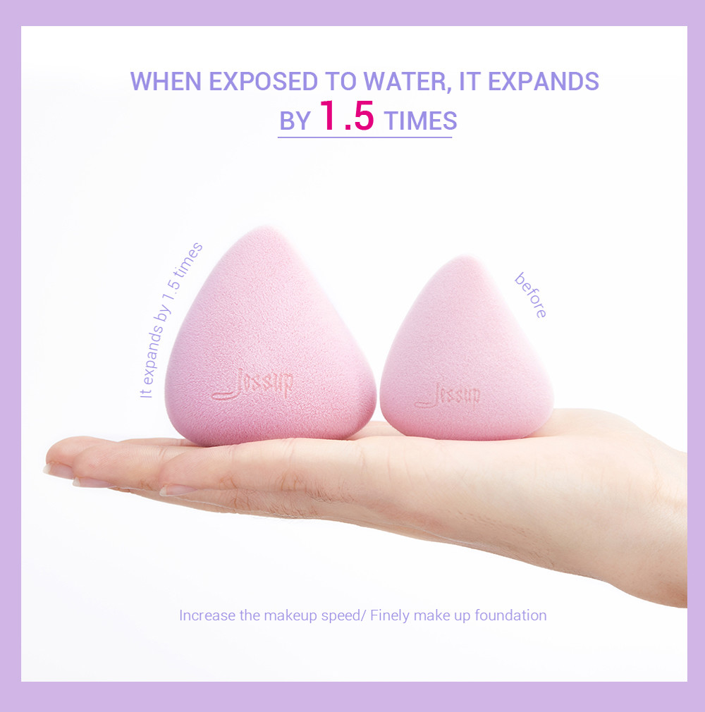 Jessup 5pcs 47g Makeup Puff Sponge Colorful Multifunctional