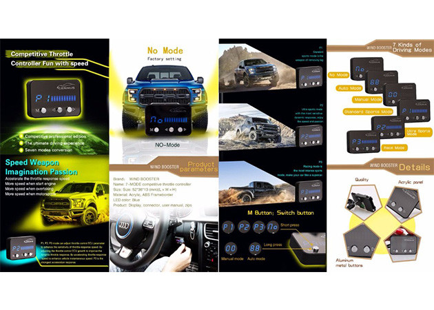 Auto Chip Tuning ECU Response Throttle Controller For Jeep Grand Cherok