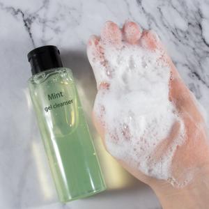 China Organic Mint 200ml Face Wash Exfoliating Face Cleaning Gel wholesale