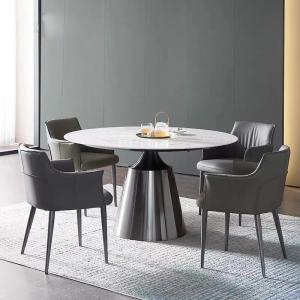 ErgoFlex Silicone Leather Chair , Adaptable Italian Modern Dining Chairs