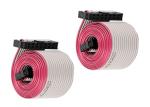 PVC Female Male 28 AWG 1.27mm Flexible Flat Cable