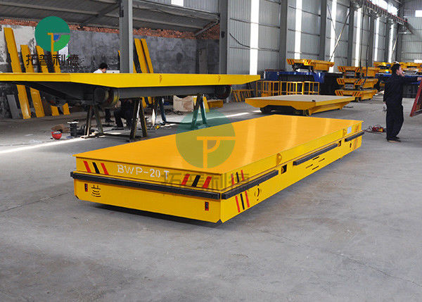20t Steerable Transfer Carriage Running On Concrete Floor For India Steel Plant Handling