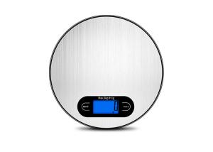 China Round Steel Platform Digital Kitchen Food Weighing Scale wholesale