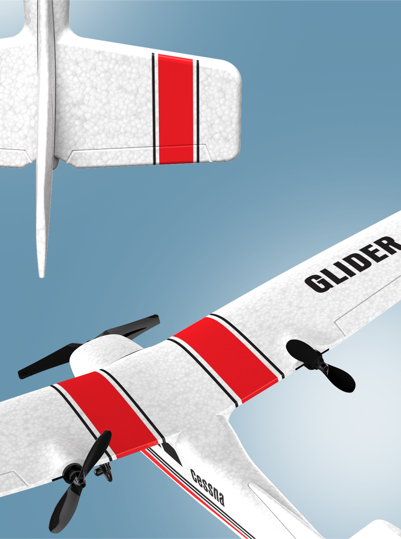 2.4G EPP Remote Control RC Airplane RTF RC Airplane Fixed Wing Built In Gyro Kit