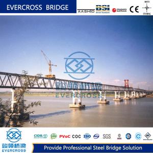 China Compact Steel Truss Bridge Temporary Pedestrian Bridge Long Life wholesale