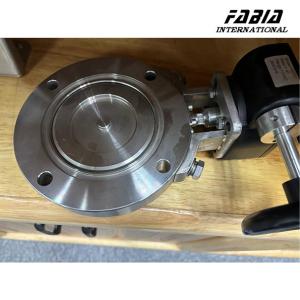 China Electric High Vacuum Rated Stainless Steel Butterfly Valve For Food And Beverage wholesale