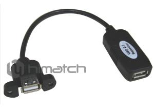 China Himatch High Speed USB 2.0 Cable / Panel Mount USB Extension Cable OEM Available wholesale