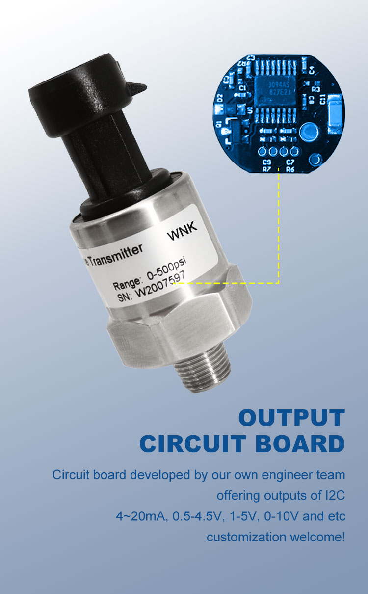 WNK Air Conditioning Refrigerant Pressure Sensor CE ROHS certificate